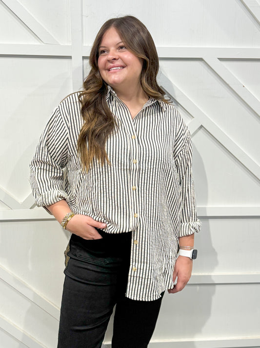 Kari Striped Blouse