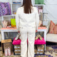 Fiona Wheat Lace Jean