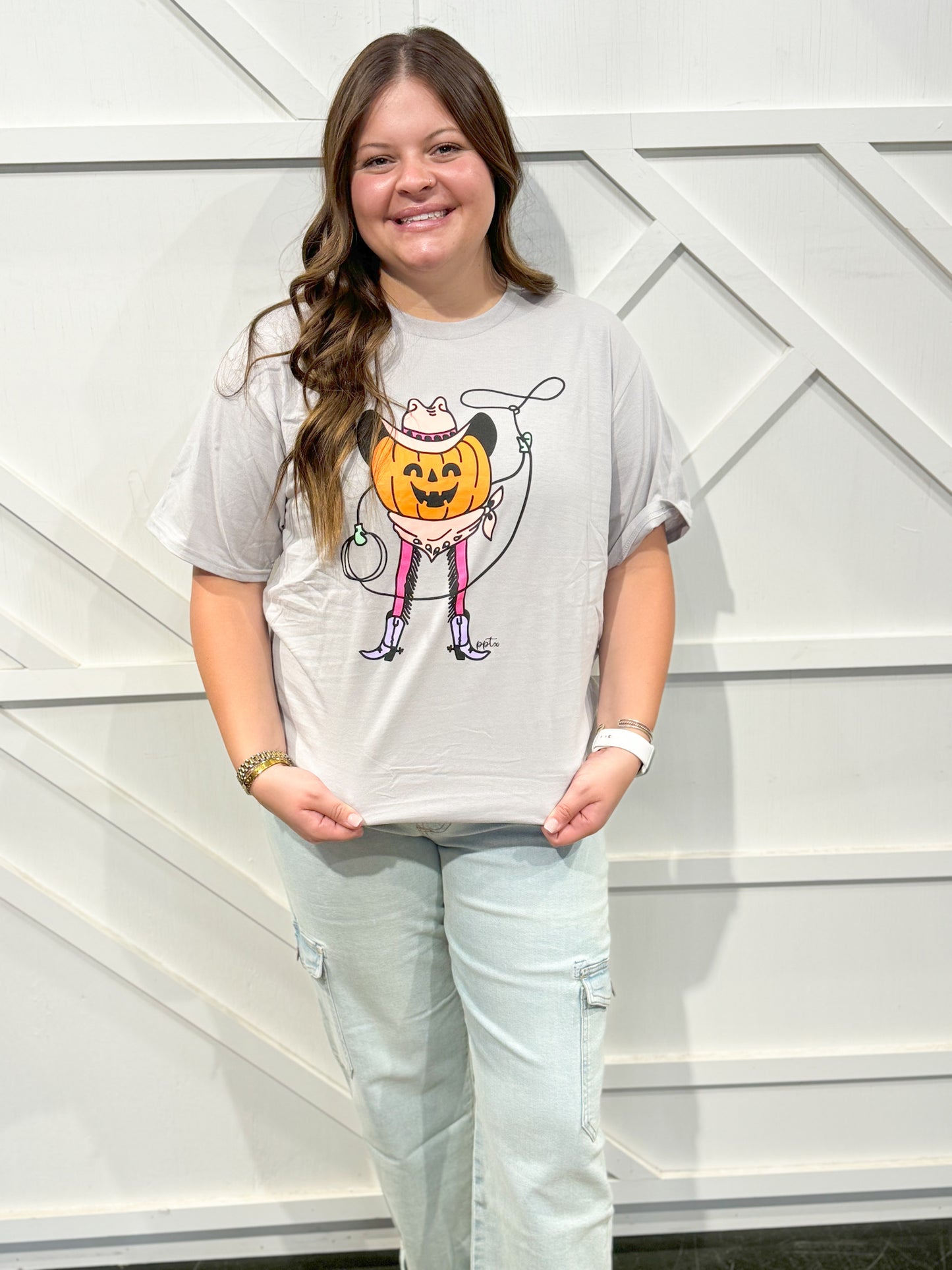 Roping Pumpkin Tee