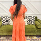 Elvie Ruffled Tiered Dress