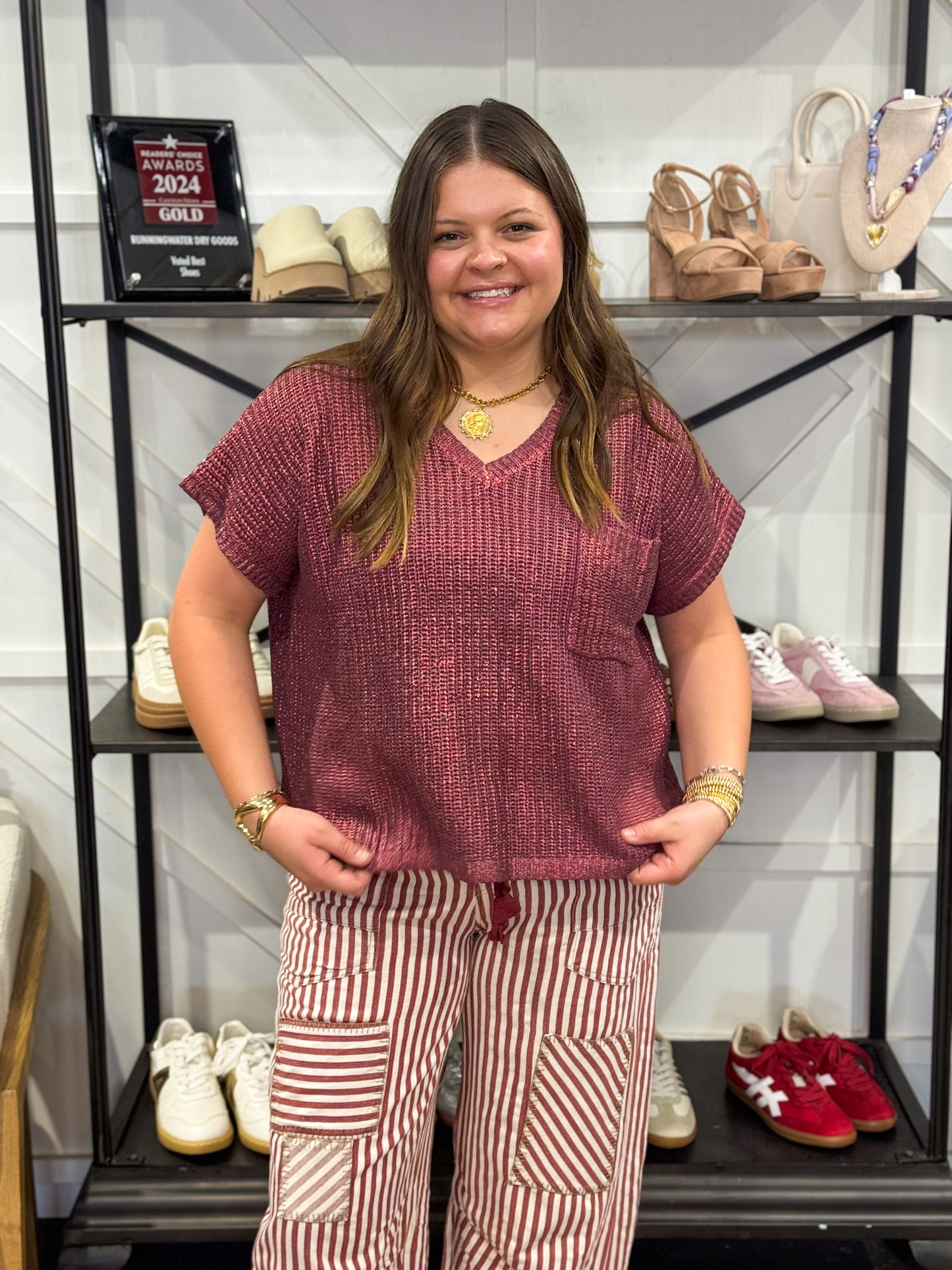 Marilyn Metallic Sweater