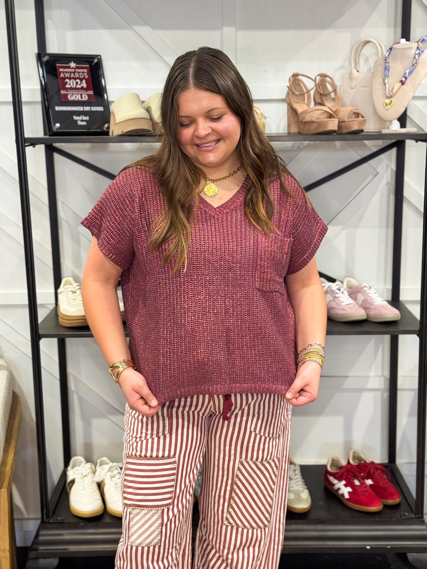 Marilyn Metallic Sweater