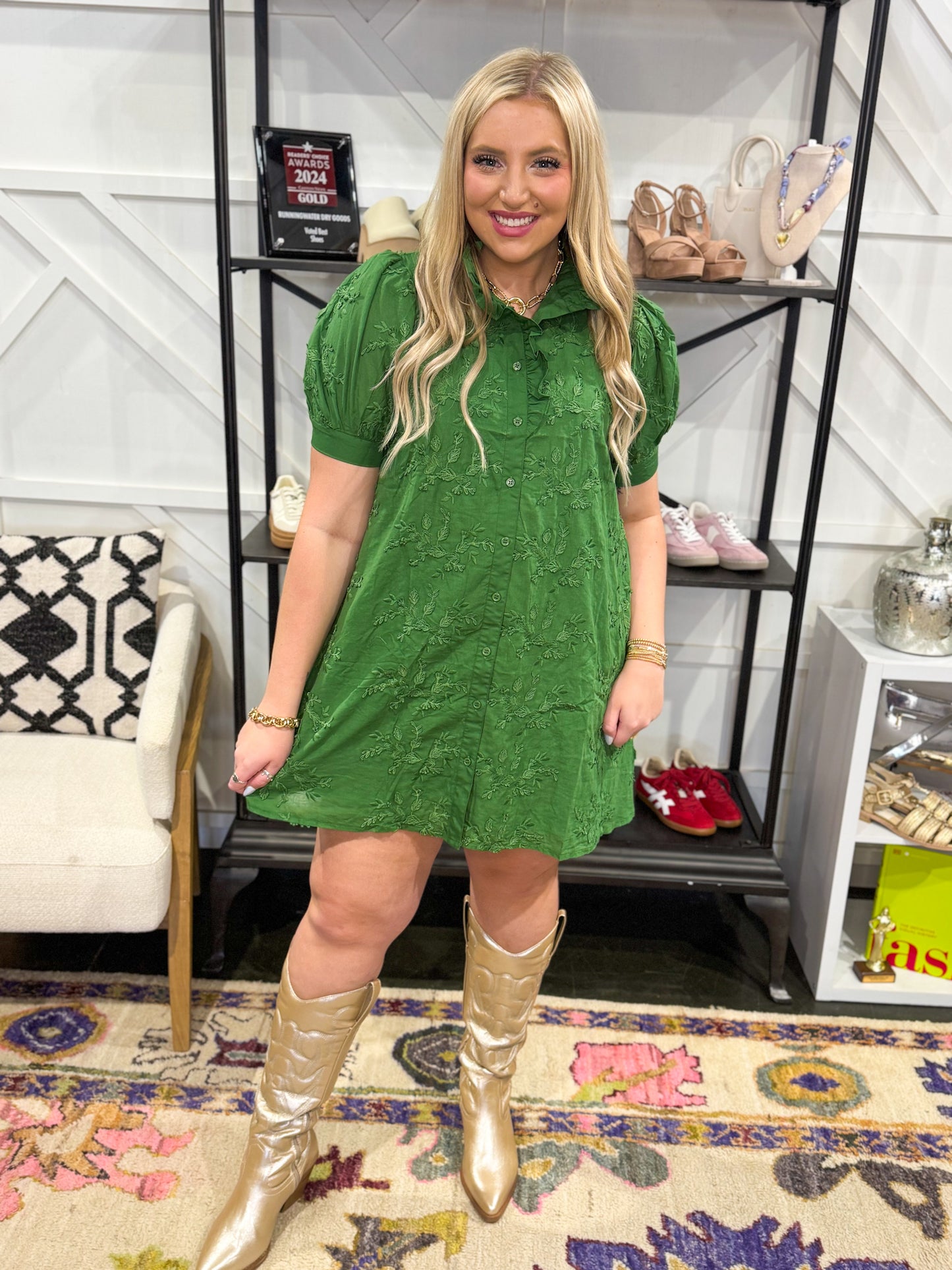 Jenn Applique Mini Dress