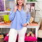 Micky Striped Button Down Blouse