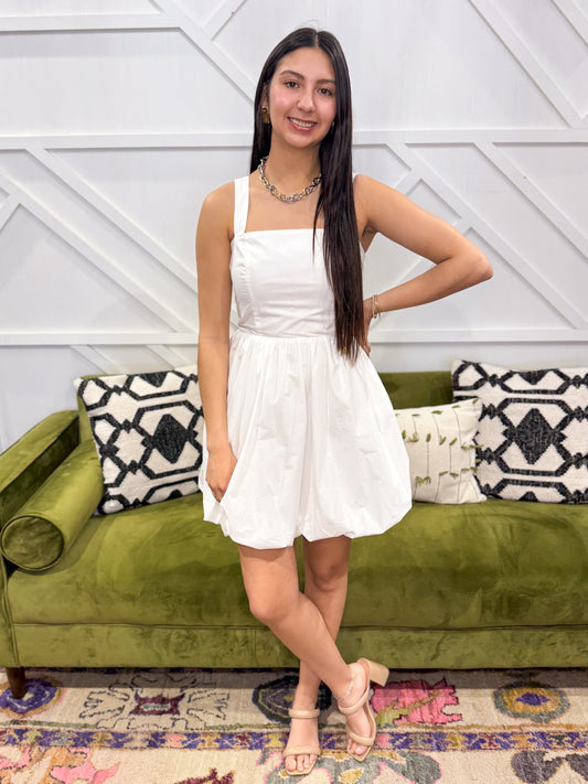 Gigi Square Neckline Mini Dress