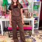 Fiona Brown Leopard Overalls