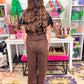 Fiona Brown Leopard Overalls