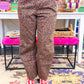 Lasso Brown Leopard Jean