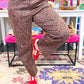 Lasso Brown Leopard Jean