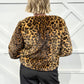 Leopard Faux Fur Jacket