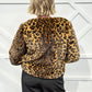 Leopard Faux Fur Jacket