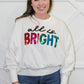 All Is Bright Sequin Sweatshirt