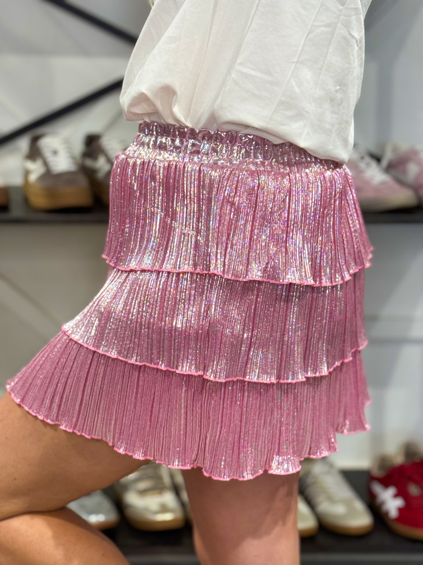 Pink Shimmer Skirt