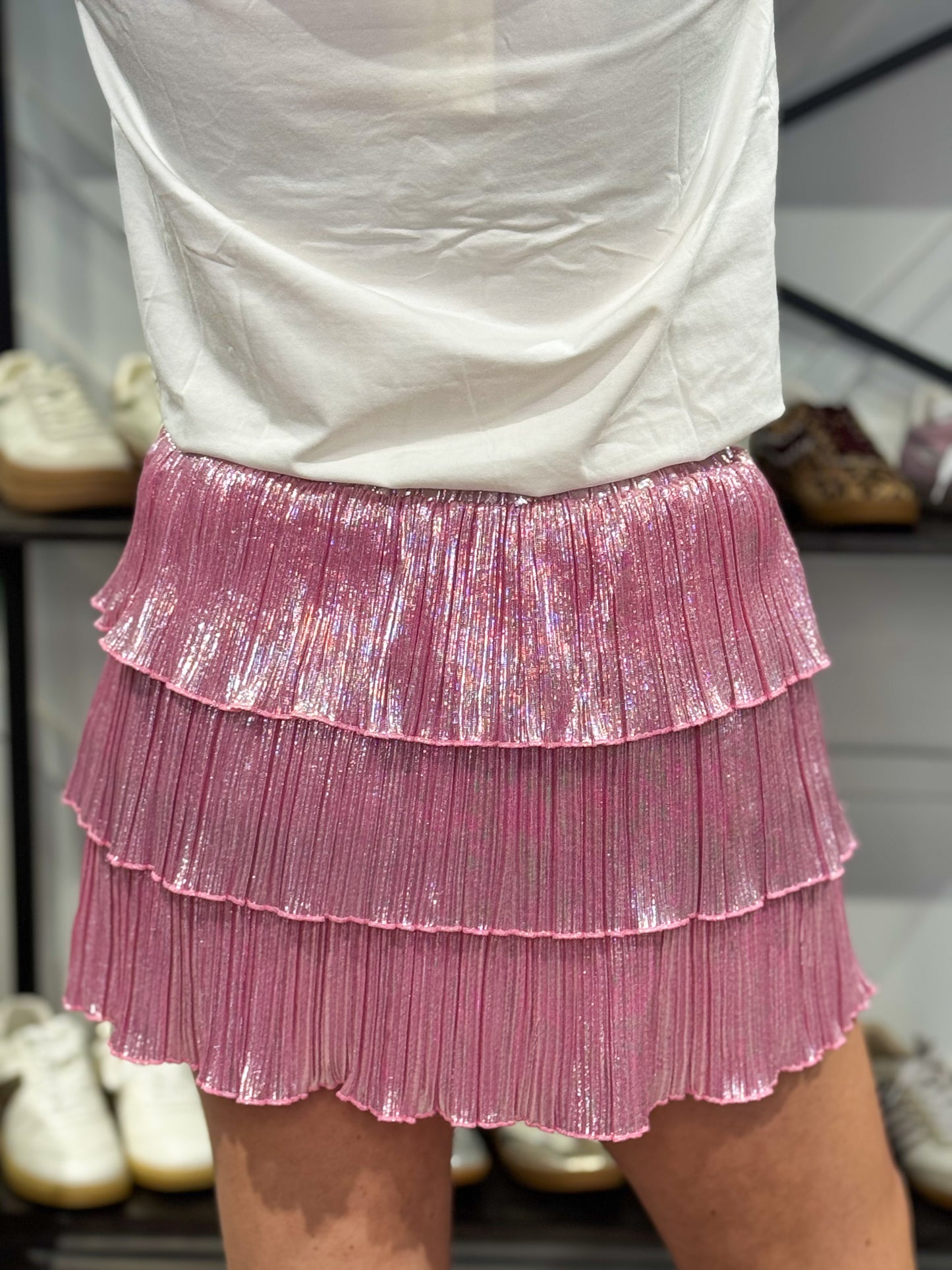 Pink Shimmer Skirt