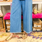 Denim Wide Leg Pant