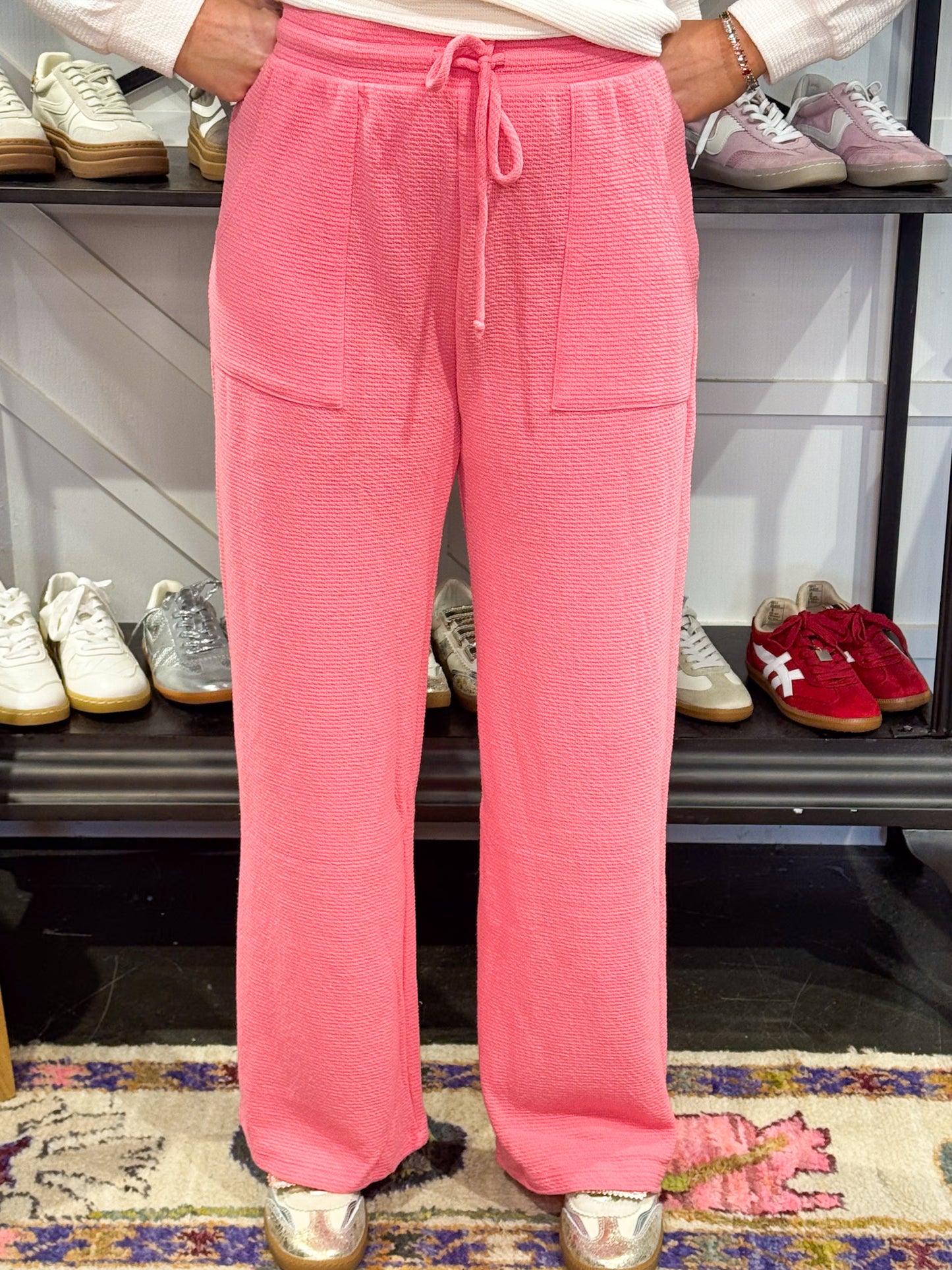 Drawstring Knit Bottoms