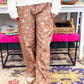 Pleated Denim Pant