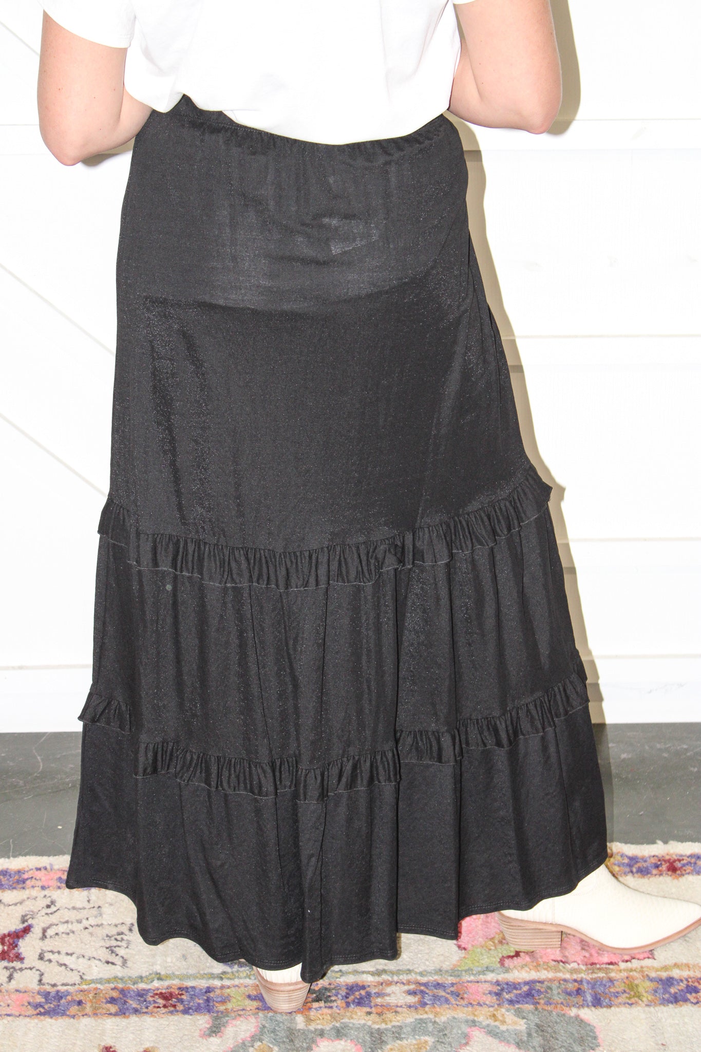 Maha Ruffled Tiered Skirt