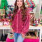 Reese Tibetan Red Sweater