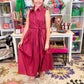 Jenni Striped Midi Dress