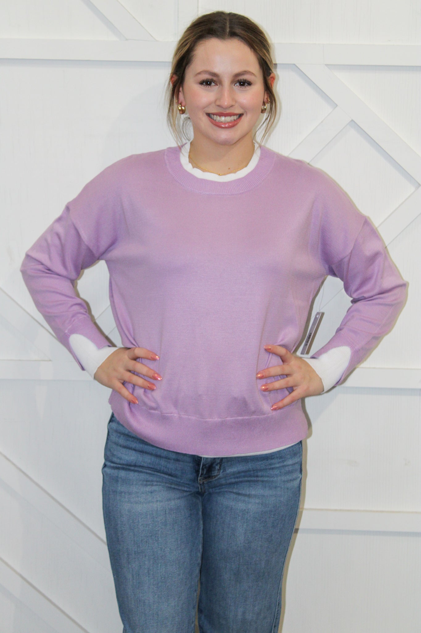 Kate Double Hemmed Sweater