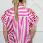 Striped Collared SS Top