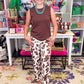 Cow Print Pant