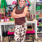 Cow Print Pant