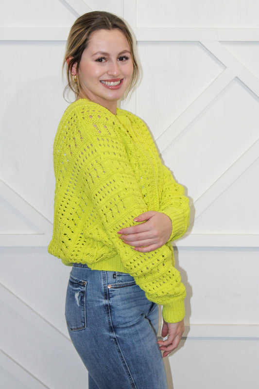 Victoria Crochet Sweater