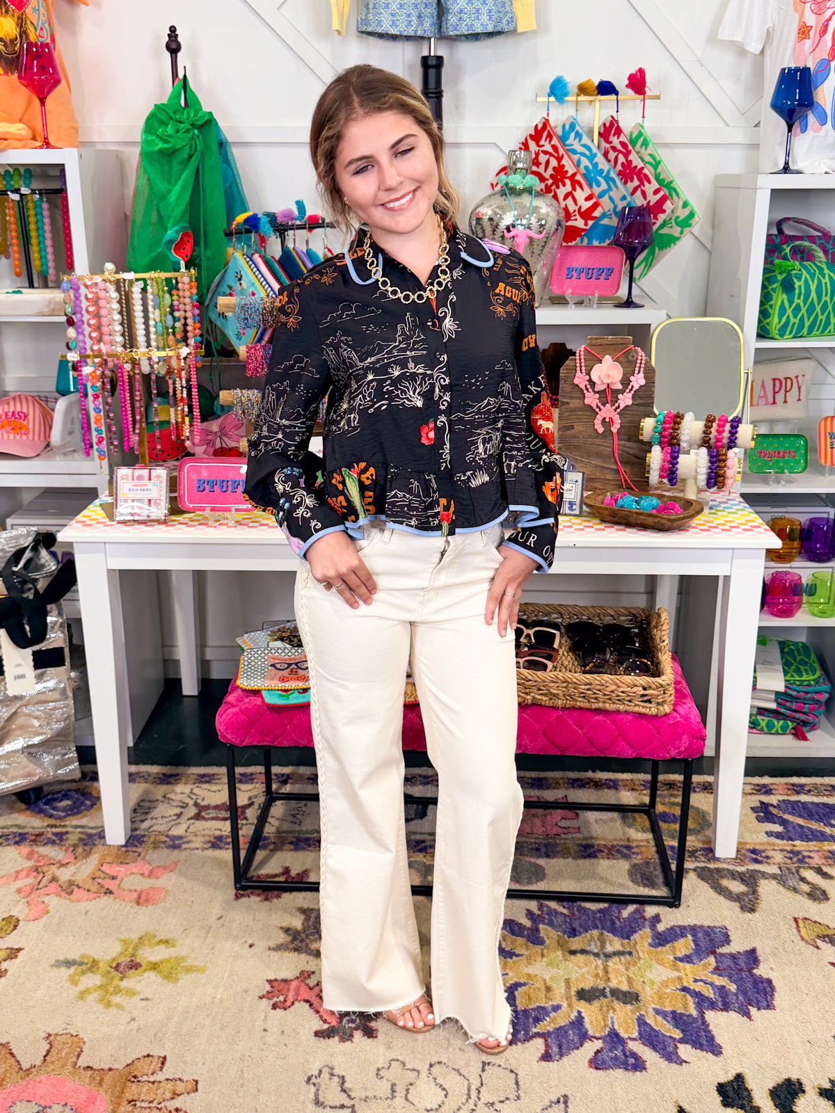 Let's Hit the Road Blouse