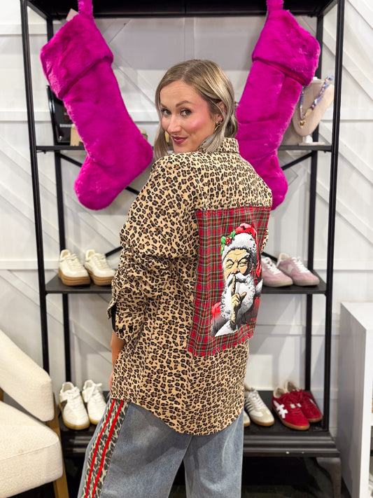 Believe Animal Print Flannel