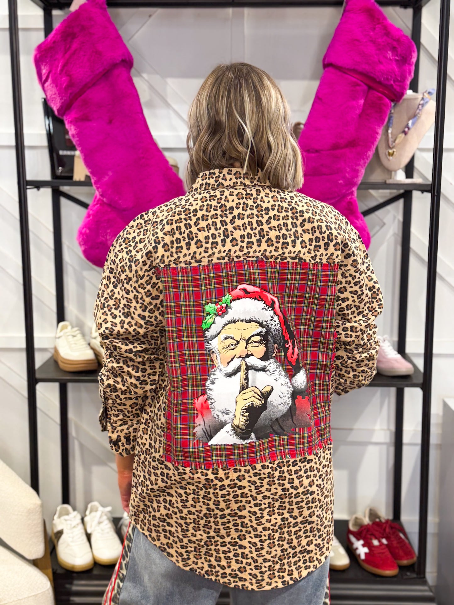 Believe Animal Print Flannel