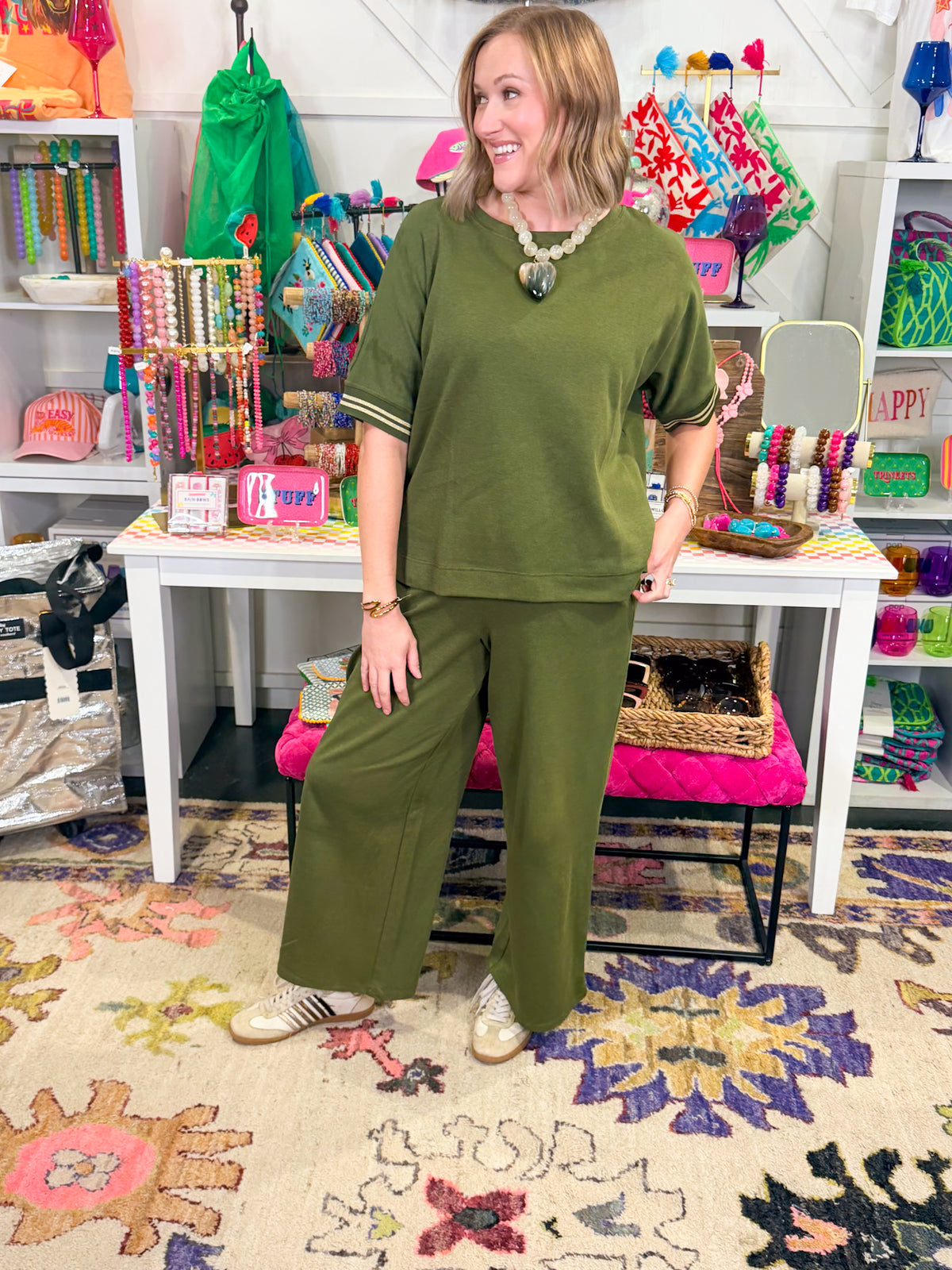 Wide Leg Everyday Sweat Set