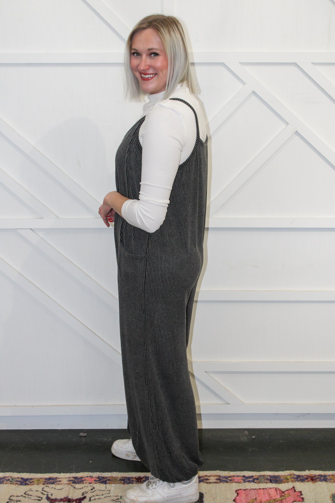 Riley Ribbed Jumpsuit