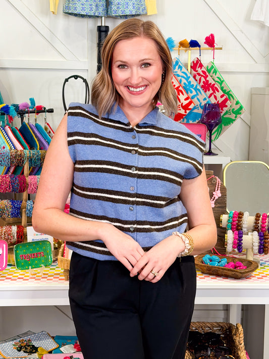 Tatum Striped Top