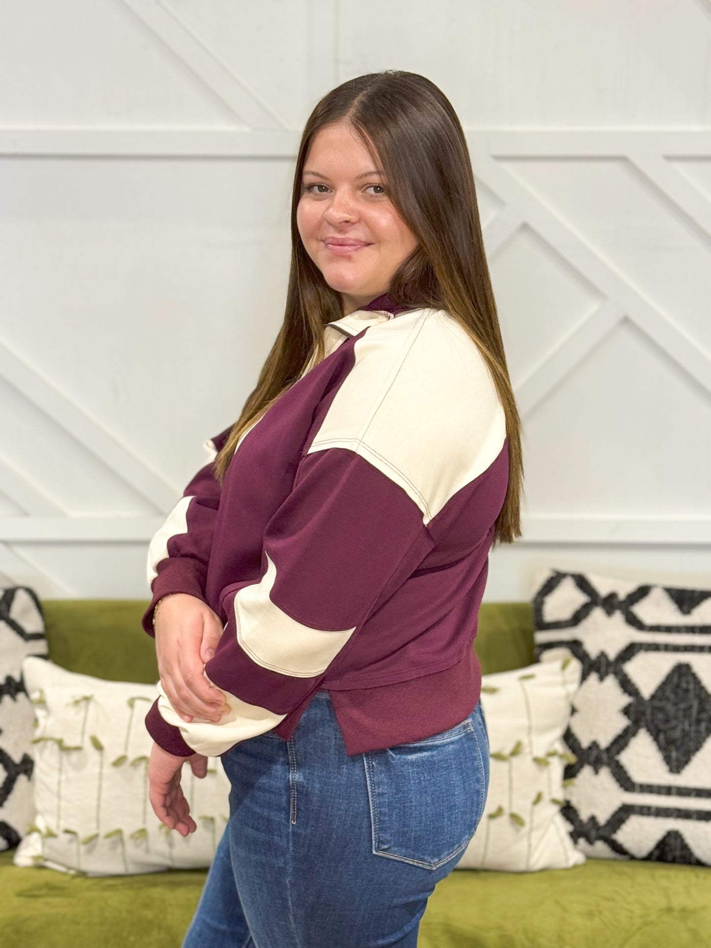 Madison Colorblock Top