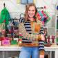 Multi Color Stripe Pullover