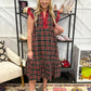 Alanna Plaid Dress