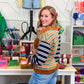 Multi Color Stripe Pullover