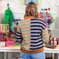 Multi Color Stripe Pullover