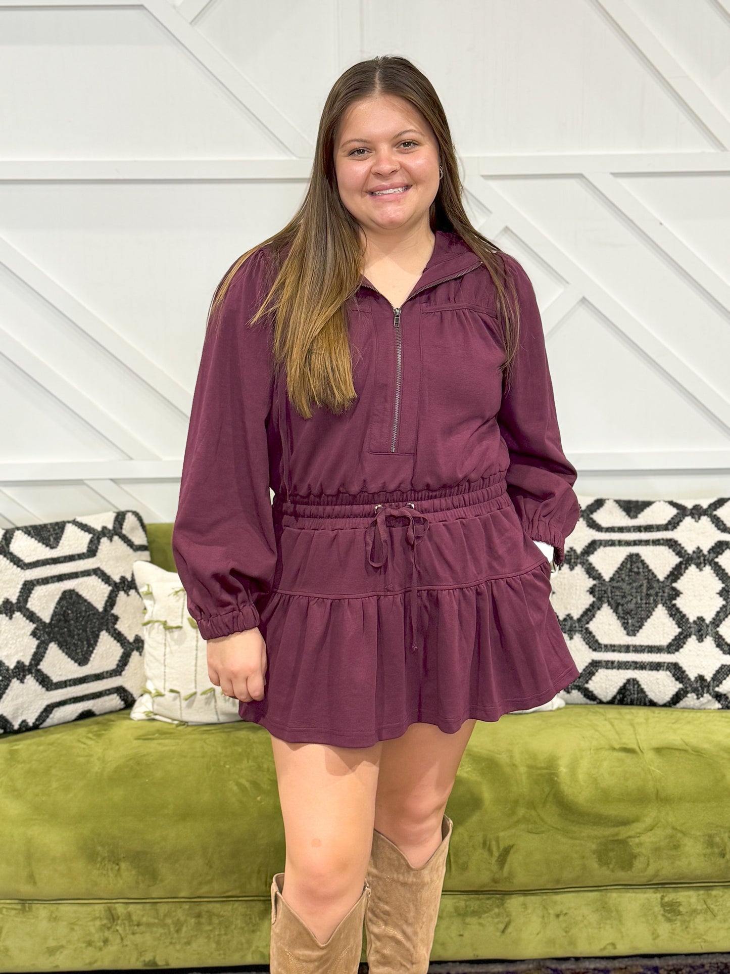 Gianna Zip Up Dress