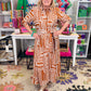Graphic Midi Shirt Dress