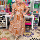 Graphic Midi Shirt Dress
