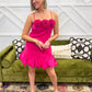 Rose Bubble Mini Dress