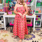 Monica Plaid Midi Dress