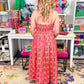 Monica Plaid Midi Dress