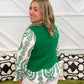 Eyelet Embroidered LS Blouse