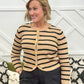 Claire Striped Cardigan