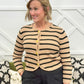 Claire Striped Cardigan