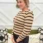 Claire Striped Cardigan